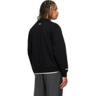 AAPE by A Bathing Ape Black 'AAPENOW' Heart Moonface Cardigan