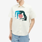By Parra Men's Yoga Balled Short Sleeve Shirt in Off White