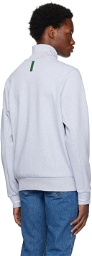 Lacoste Gray Zip-Up Sweatshirt