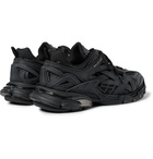 Balenciaga - Track.2 Nylon, Mesh and Rubber Sneakers - Black