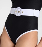 Heidi Klein Pampelonne belted swimsuit