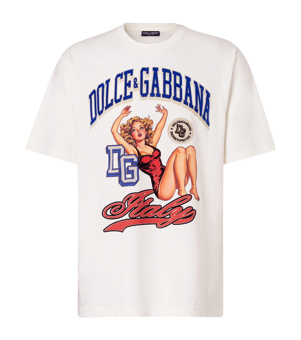 Dolce & Gabbana - Oversized Printed Cotton-Jersey T-Shirt
