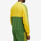 Adidas x Wales Bonner N Knit Track Top in Bold Gold/Crew Green