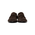 Paul Smith Brown Suede Glynn Penny Loafers