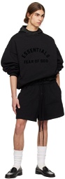 Fear of God ESSENTIALS Black Drawstring Shorts