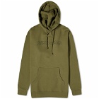 Fucking Awesome Men's Outline Stamp Logo Hoodie in Olive