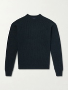 John Smedley - Bill Nighy Cashmere and Wool-Blend Sweater - Green