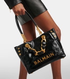 Balmain 1945 Soft Cabas Small leather tote bag