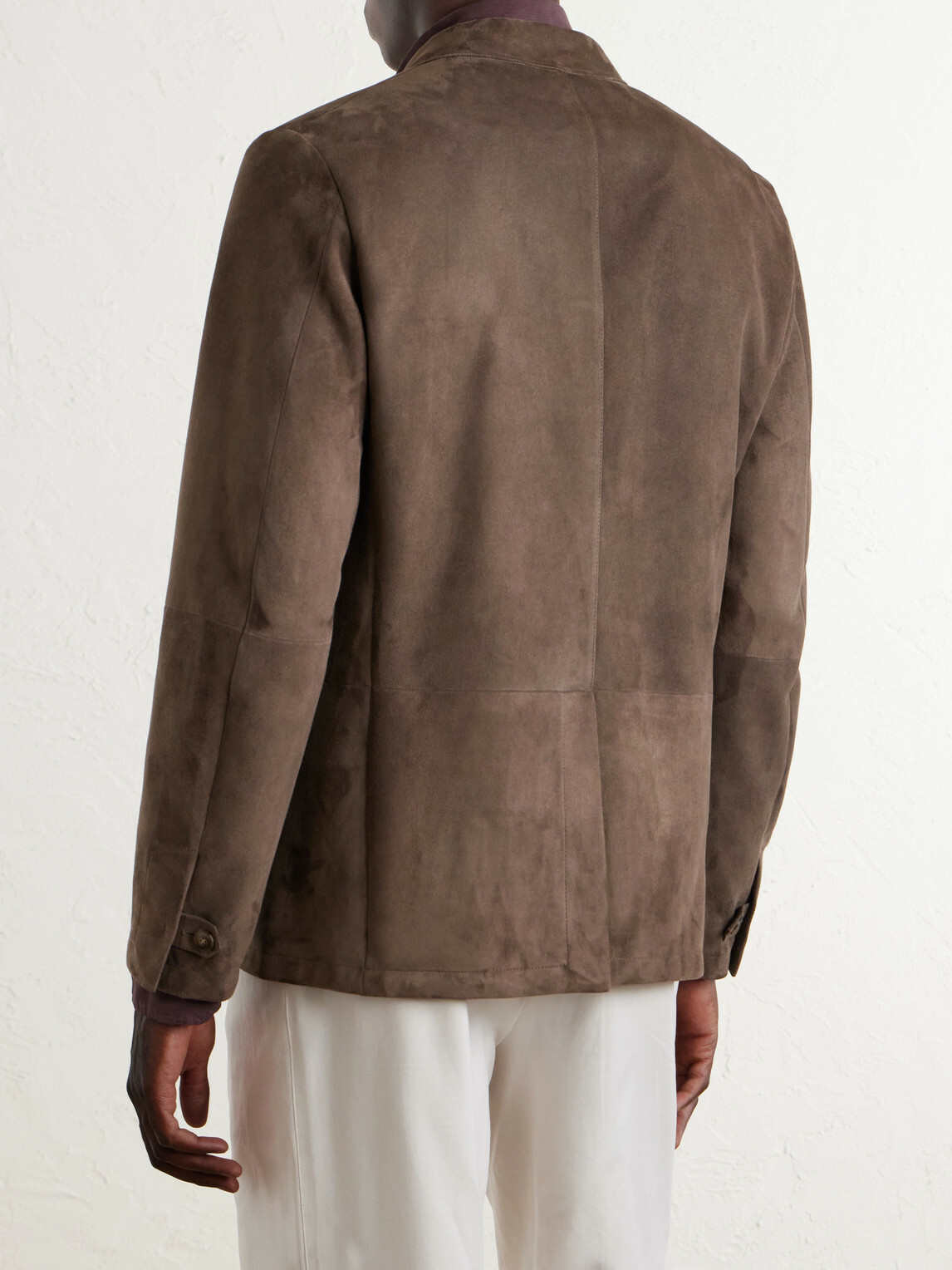 Canali - Suede Blazer - Brown