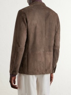 Canali - Suede Blazer - Brown