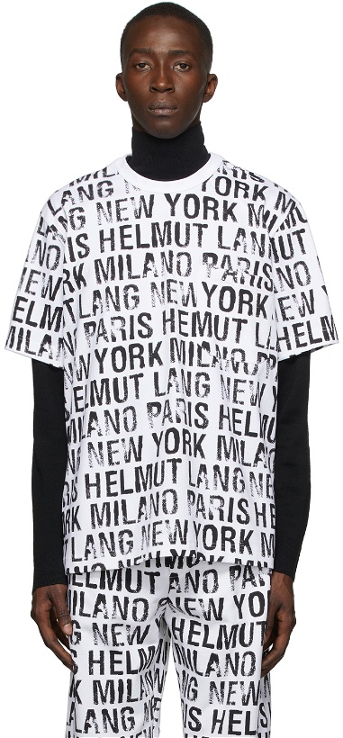 Photo: Helmut Lang White All-Over T-Shirt