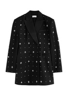 Rebecca Vallance Eclipse Embellished Blazer Dress Black