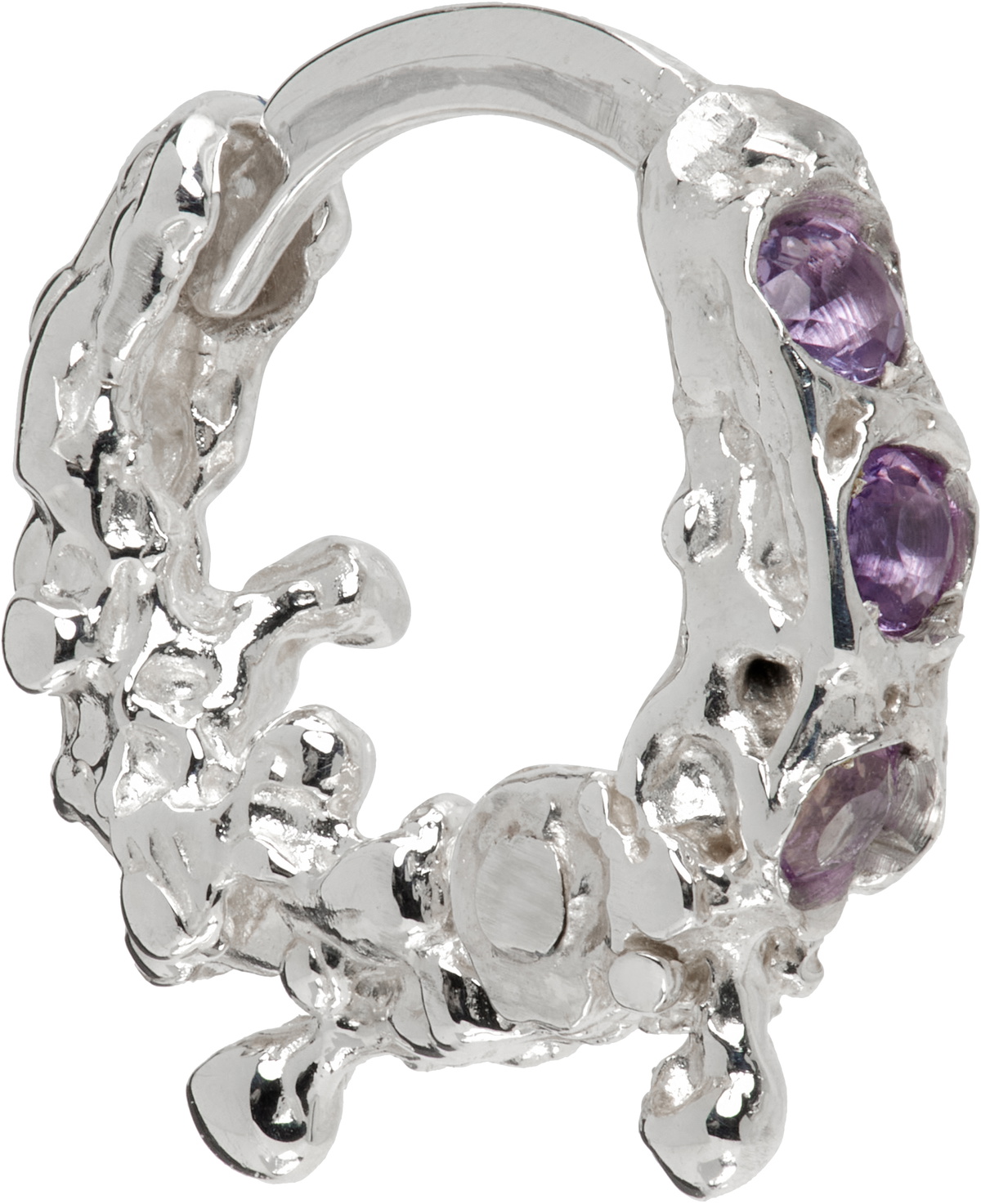 Vasiliki Silver Oceanid Single Earring