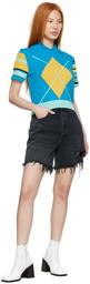 AGOLDE Black Stella Denim Shorts