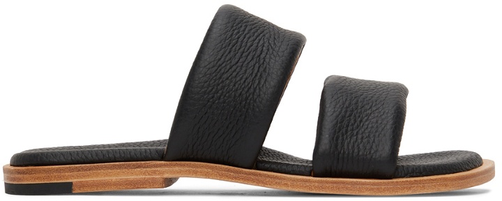 Photo: AURALEE Black Leather Strap Sandals