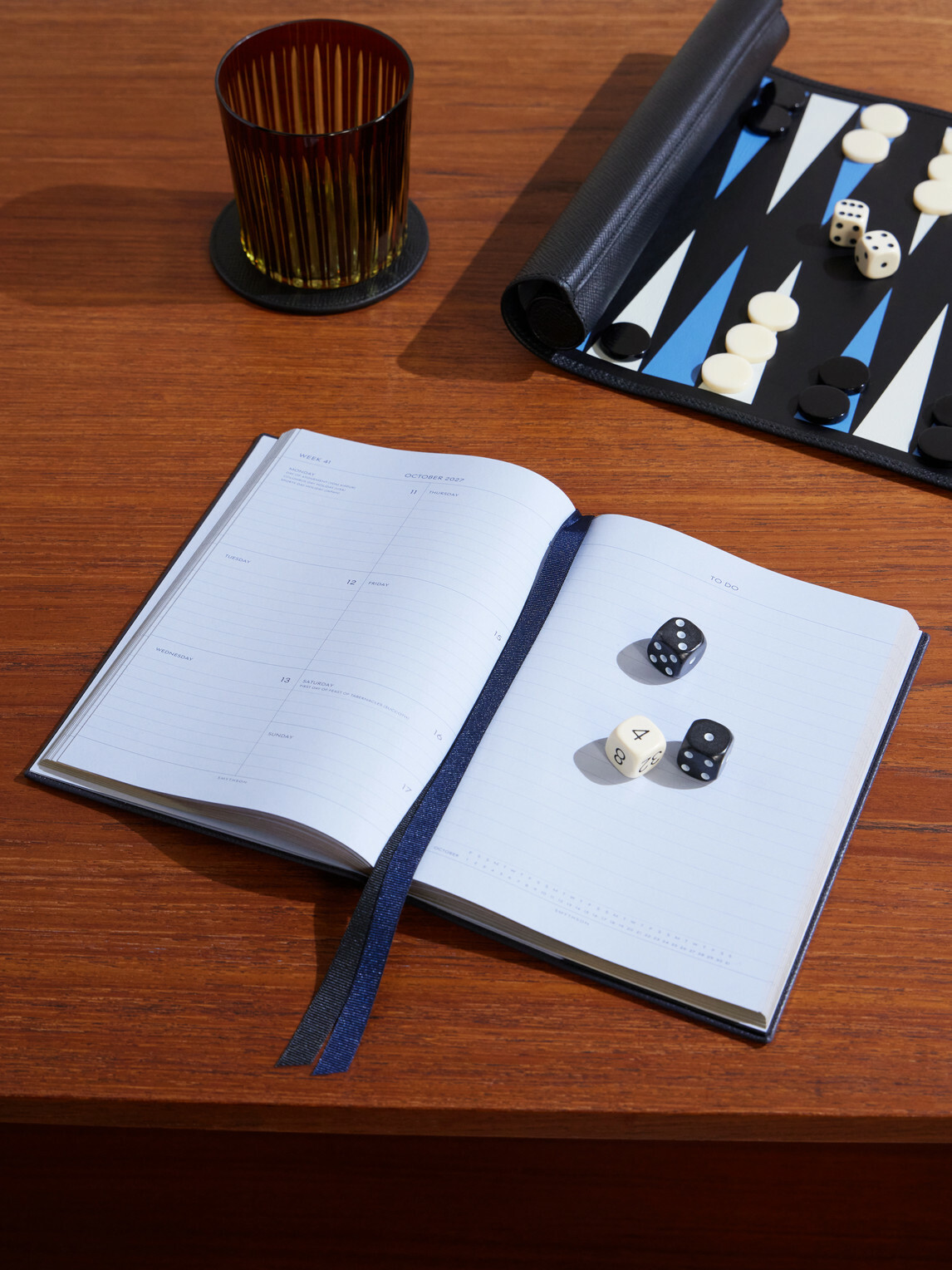 Smythson - 2027 Soho Panama Cross-Grain Leather Diary