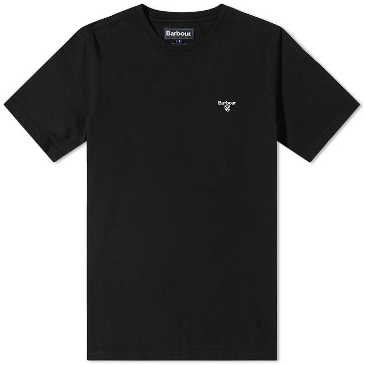 Photo: Barbour Men's Sports T-Shirt in Black