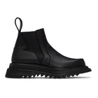 Julius Black Side Gore Chelsea Boots