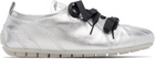 Simone Rocha Silver Ballerina Grip Trainers