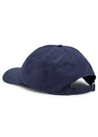 Drake's Petal Flower Appliquéd Cotton cap - Navy - One Size