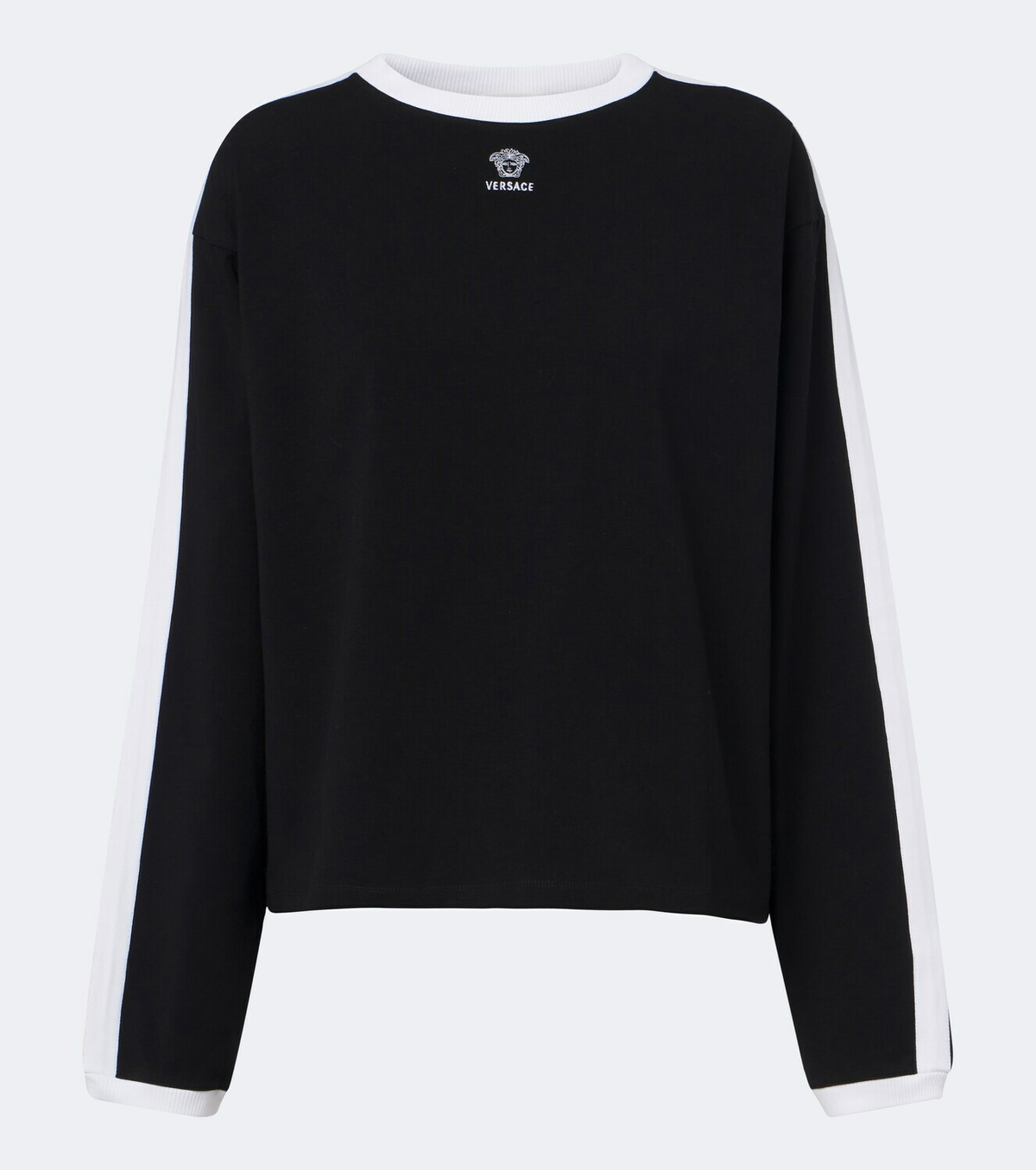 Versace Medusa cotton-blend jersey sweatshirt
