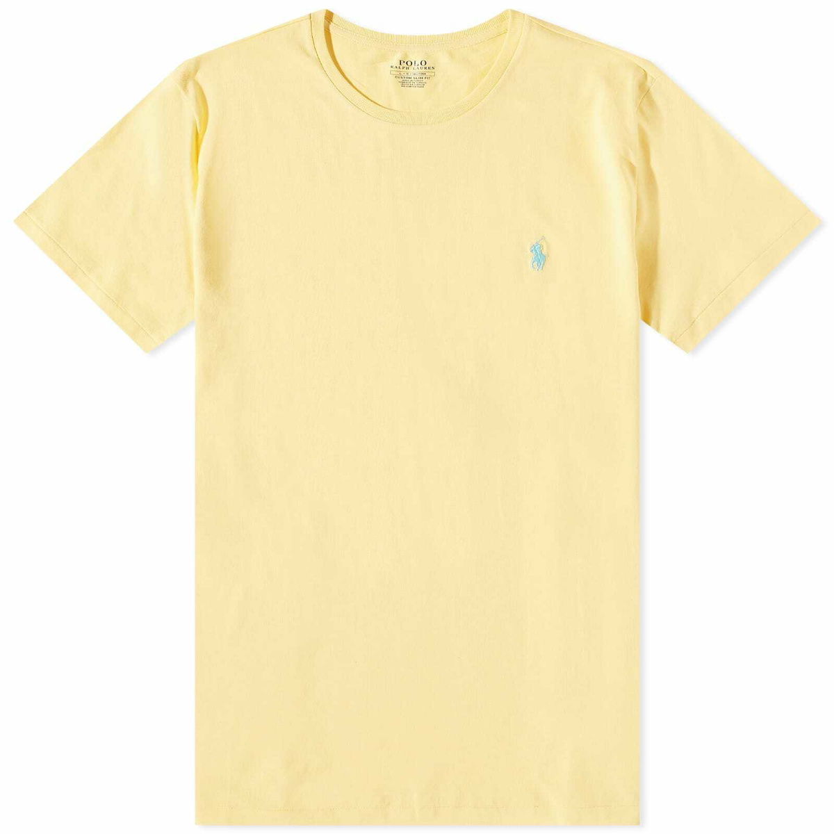 Polo Ralph Lauren Men's Custom Fit T-Shirt in Empire Yellow Polo Ralph ...