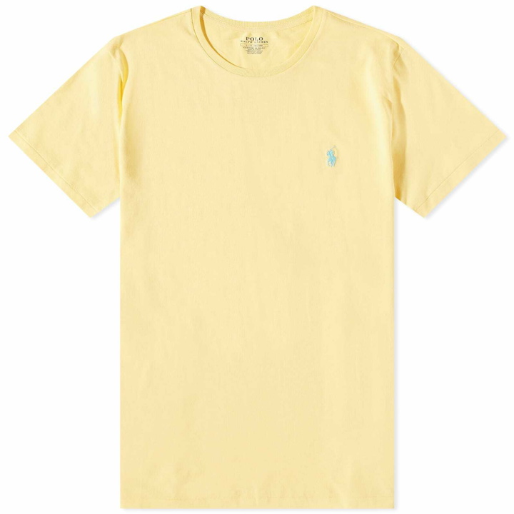Photo: Polo Ralph Lauren Men's Custom Fit T-Shirt in Empire Yellow