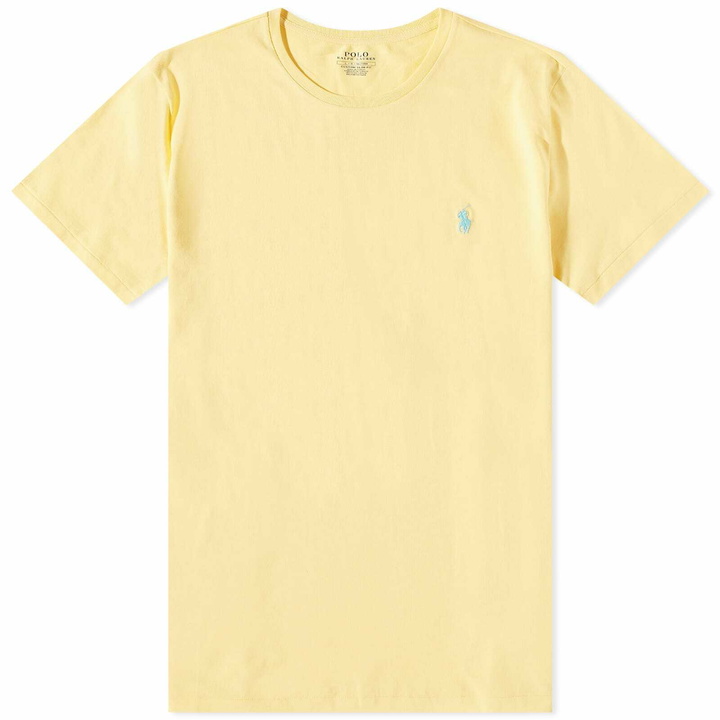 Photo: Polo Ralph Lauren Men's Custom Fit T-Shirt in Empire Yellow