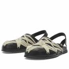 Rick Owens Men's Megalace Slip On Mule in Black