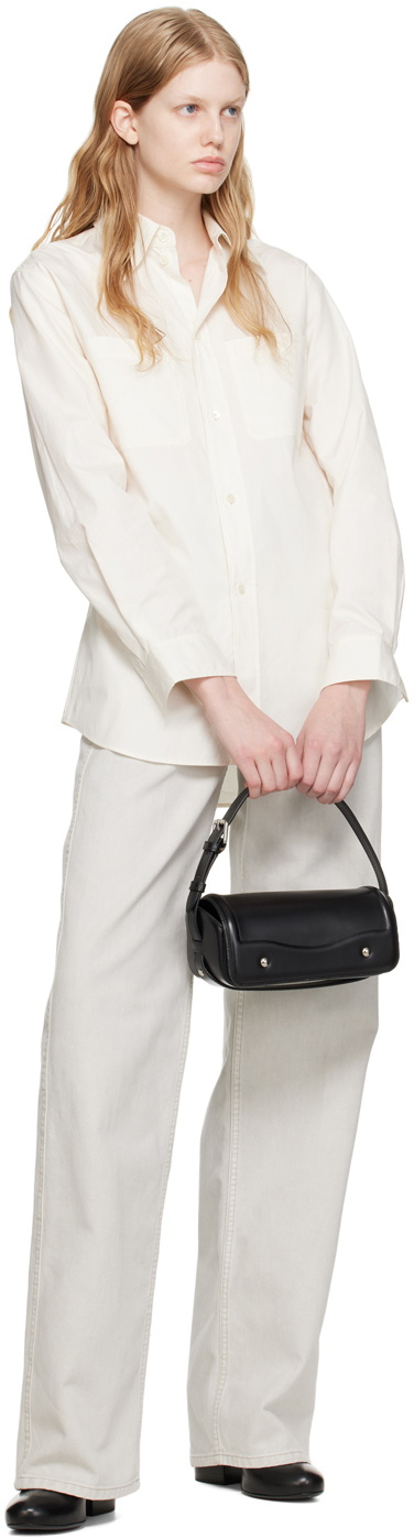 Mini Ransel Satchel in Black color - LEMAIRE - Lemaire-USA