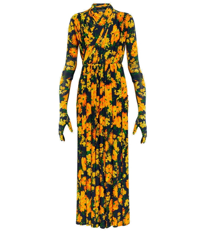 Photo: Balenciaga - Floral gloved jumpsuit