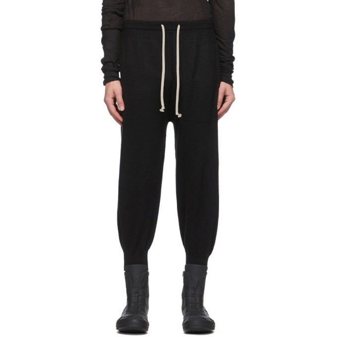 Photo: Rick Owens Black Cashmere Boiled Lounge Pants