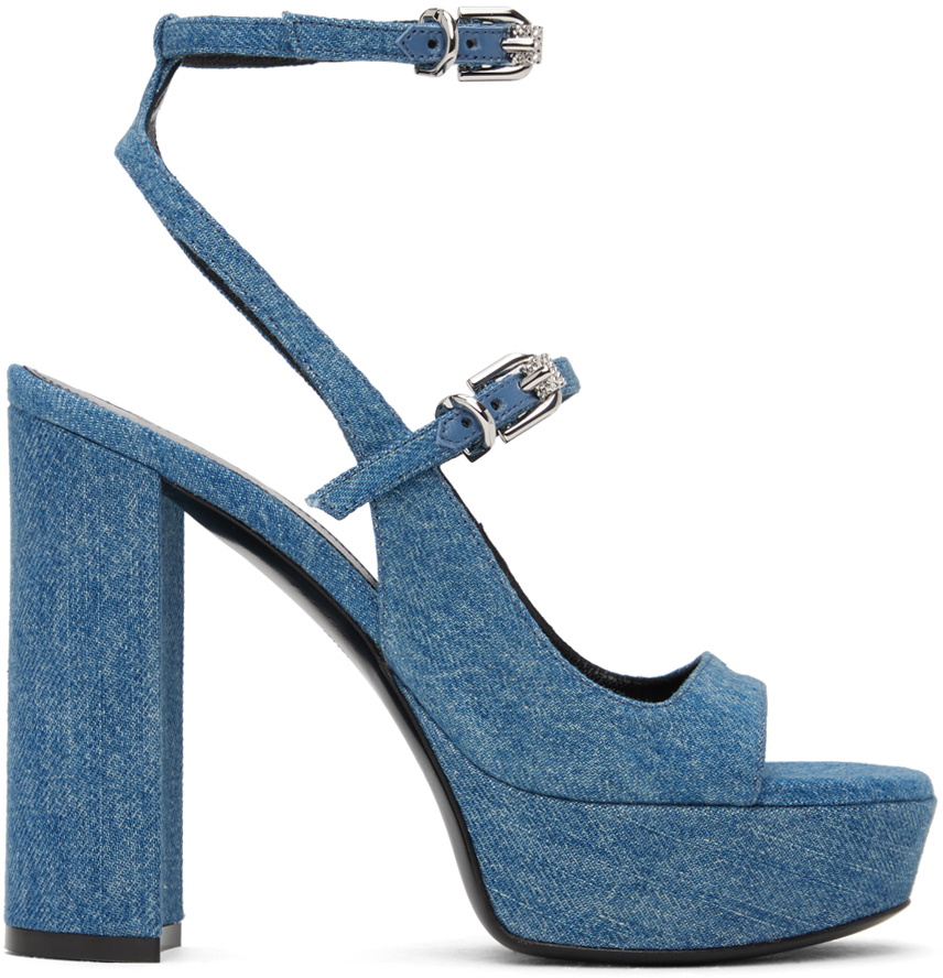 Givenchy Blue Voyou Heeled Sandals Givenchy