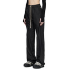 Rick Owens Moncler + Rick Owens Black Drawstring Sweatpants