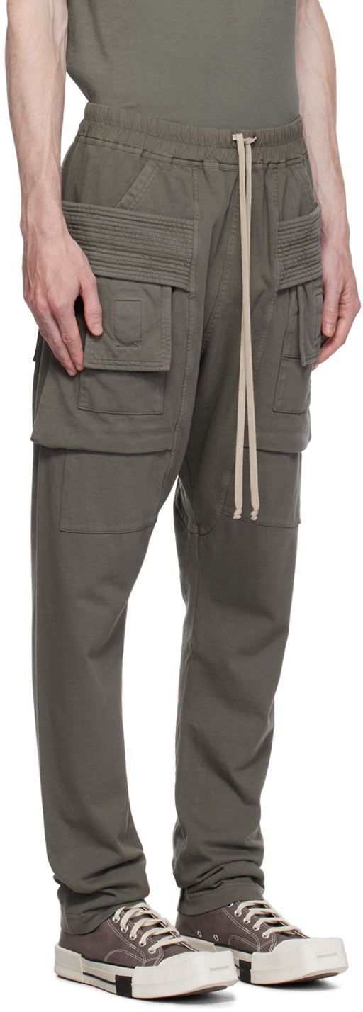 Rick Owens DRKSHDW Gray Creatch Cargo Pants Rick Owens Drkshdw