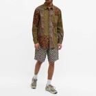 Needles Men's Basketball Short in Leopard