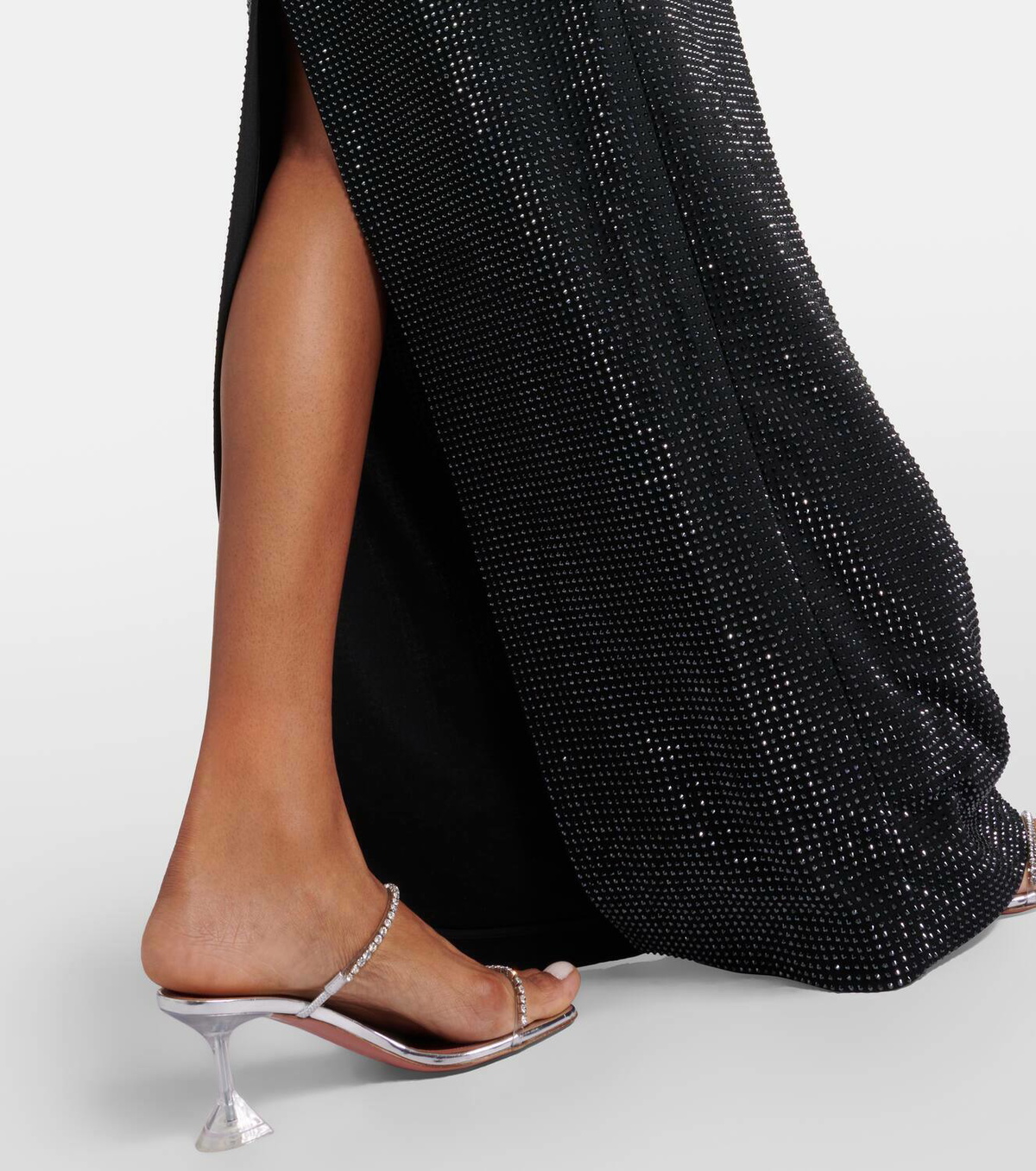 Roland Mouret Crystal-embellished strapless gown Roland Mouret