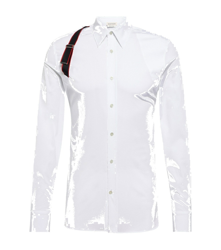 Photo: Alexander McQueen - Signature Harness cotton-blend shirt