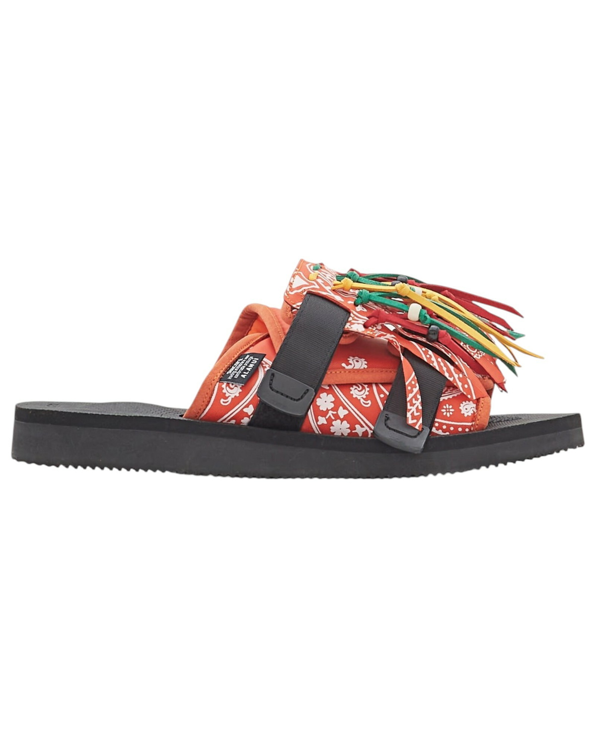 【Alanui】 x Suicoke fringedサンダル x Suicoke fringed sandals in black - Alanui | Mytheresa