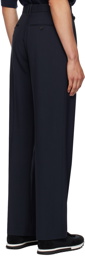 The Row Navy Marcello Trousers