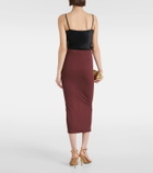 Alexandre Vauthier Jersey pencil skirt