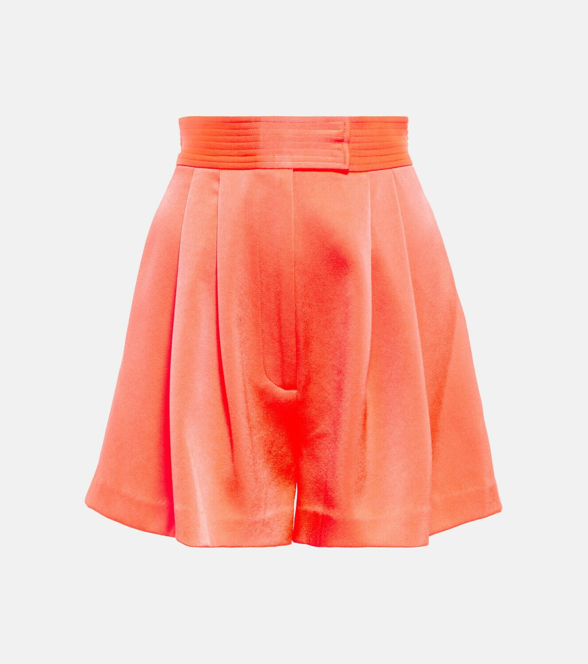 Alex Perry Porter crêpe satin shorts