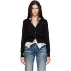 Vivienne Westwood Black Bea Cropped Cardigan