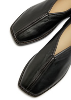 Lemaire Leather Loafers Black