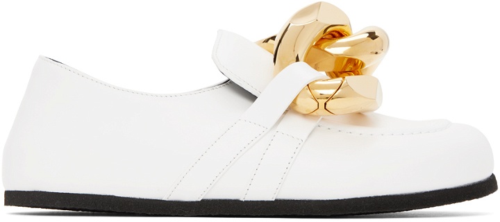 Photo: JW Anderson White Chain Loafers
