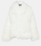 The Attico Faux fur cropped coat