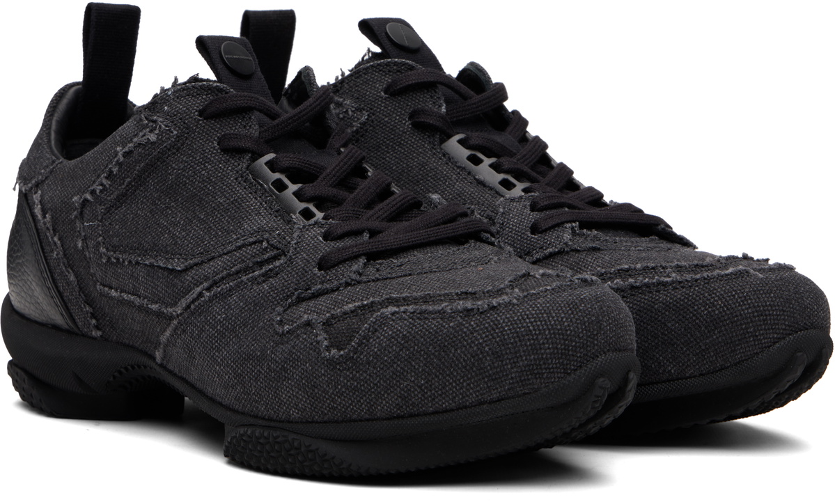 Kiko Kostadinov Black Ostro Canvas Sneakers
