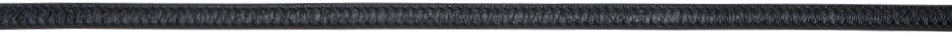 The Attico Black Pin-Buckle Belt