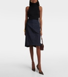Tom Ford High-rise denim pencil skirt
