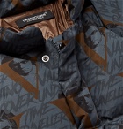 Undercover - Valentino Printed Quilted Shell Down Jacket - Blue